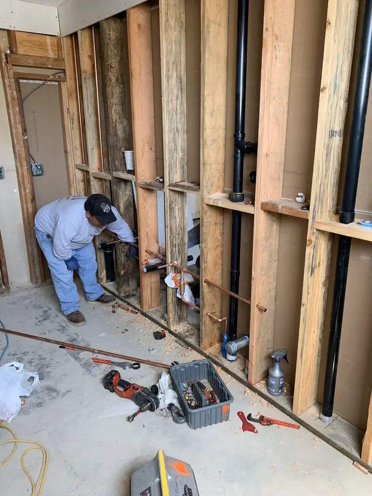 Commercial rough-in plumbing for Trenchless Sewer Repair in Meadowcreek